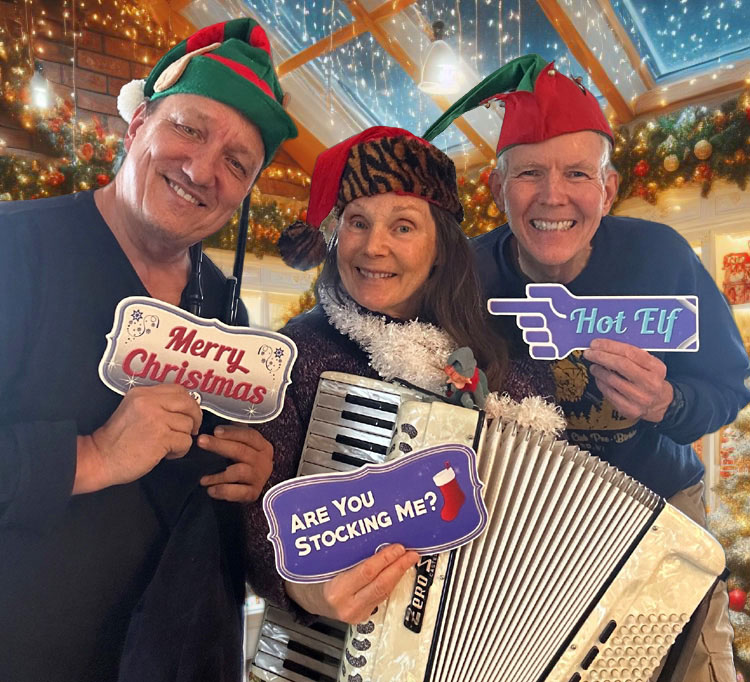 Tom and Mary Kay Aufrance with Pierre Ogea