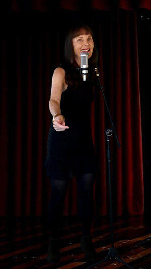 Mary Kay Aufrance performs her song Mind Trip Boogie