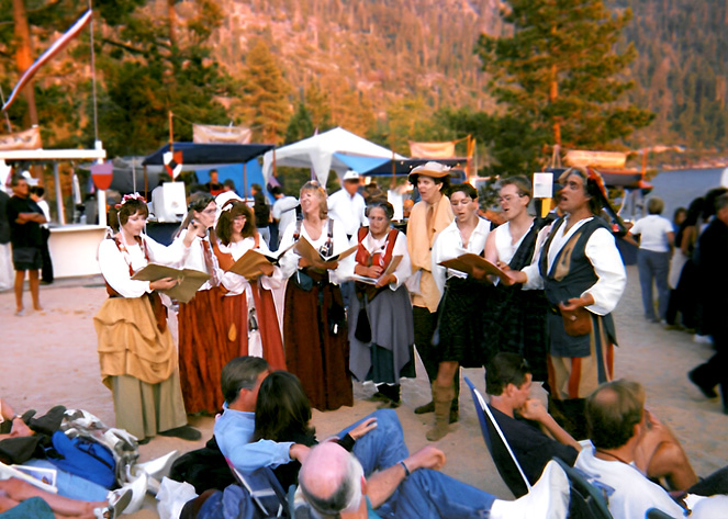The Motley Madrivals perform at Lake Tahoe Shakespeare Festival