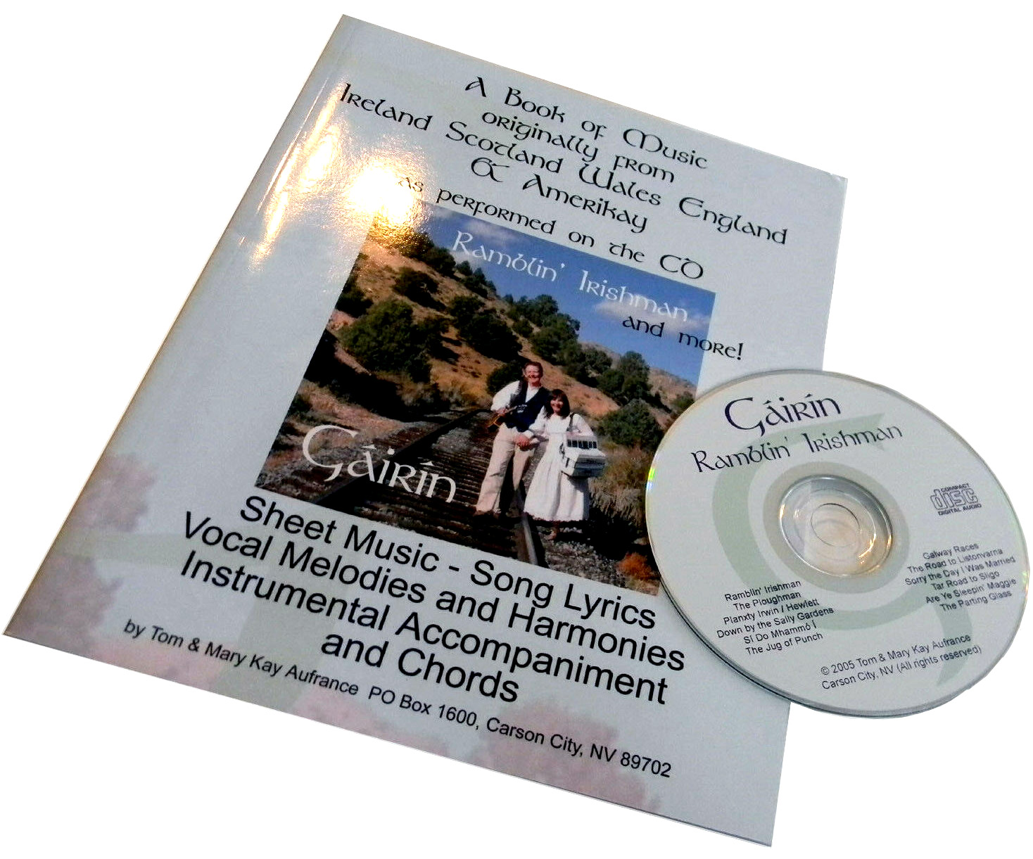 Ramblin Irishman music book and CD