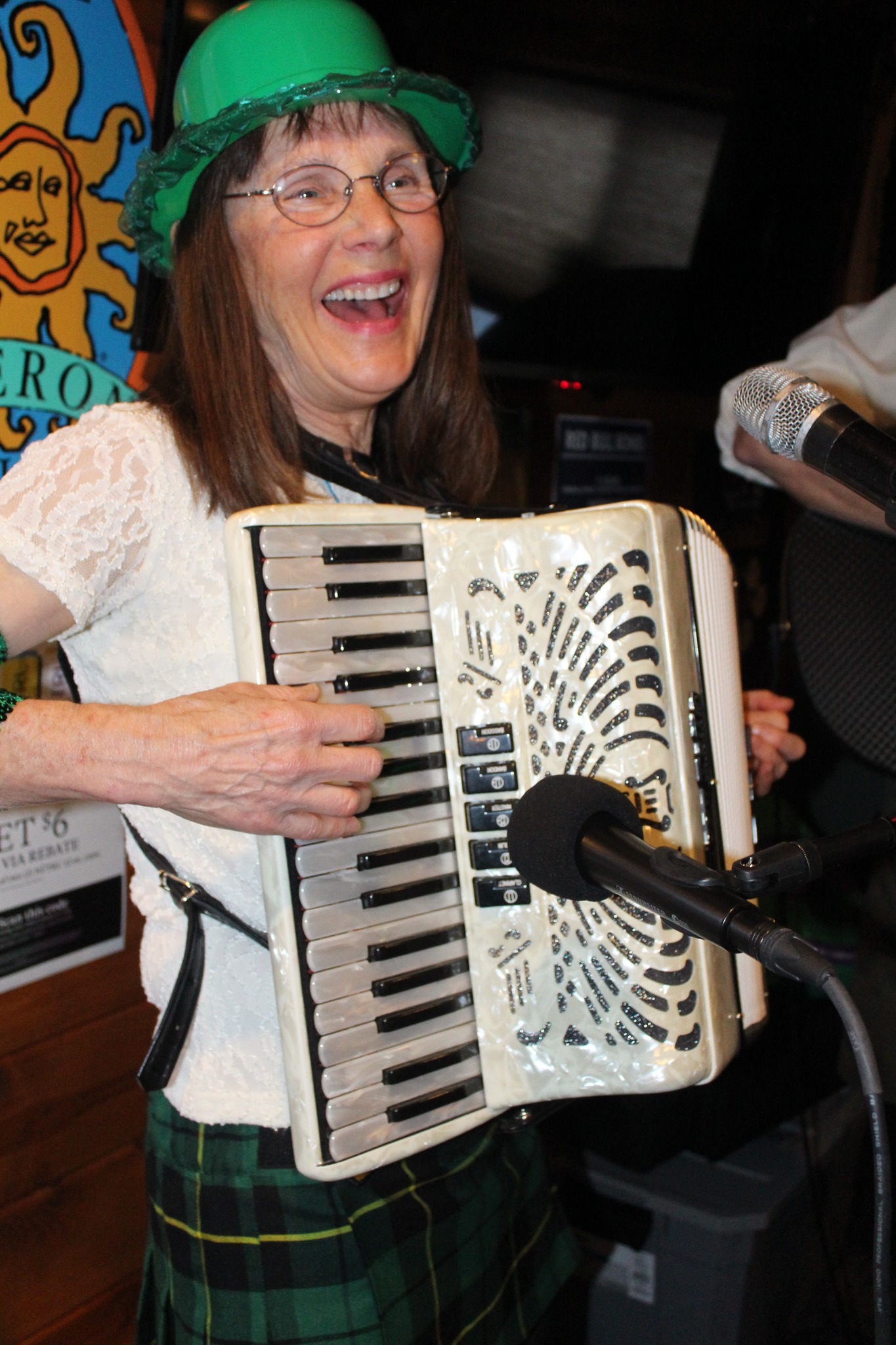 St Patricks Day Accordion Singer Mary Kay Aufrance