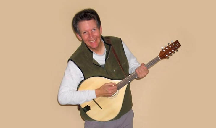 Tom Aufrance plays Irish bouzouki