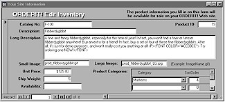 OrderIT! shopping cart sample
