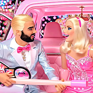 Scene from Music Video As Long As You Are Mine - Ken and Barbie Look Alikes